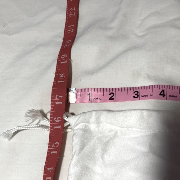 BRIGHTON Large Purse or Shoe Dust Cover with Drawstring White 20.5 x 16.5 in - Picture 9 of 10